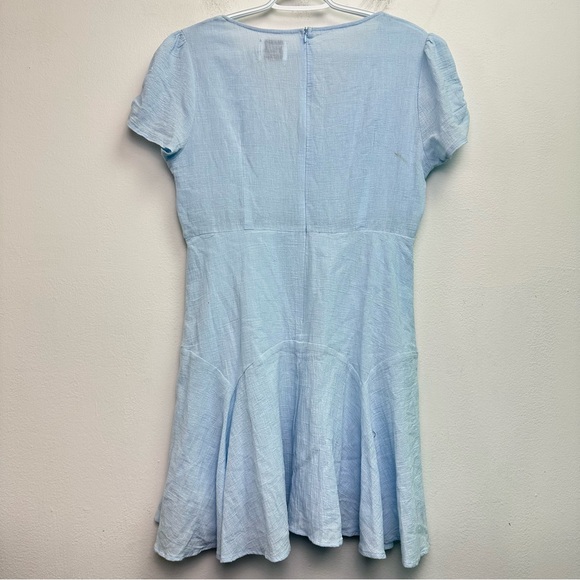 Princess Polly The Sting Mini Dress Size 8 Baby Blue - Picture 7 of 9